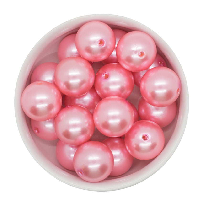 Pink Lemonade Pearl Beads 20mm (Package of 10)