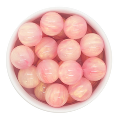 Light Pink Pearly Luster Beads 20mm (Package of 10)