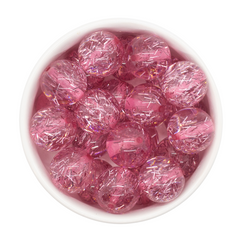 Crepe Translucent Tinsel Beads 20mm (Package of 10)